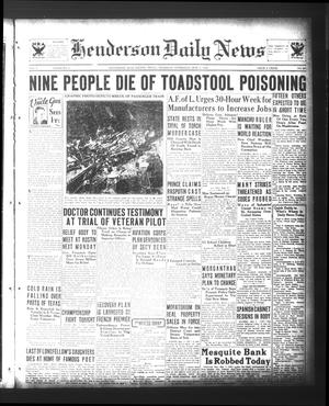 Henderson Daily News (Henderson, Tex.), Vol. 3, No. 293, Ed. 1 Thursday, March 1, 1934