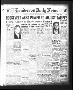 Henderson Daily News (Henderson, Tex.), Vol. 3, No. 294, Ed. 1 Friday, March 2, 1934
