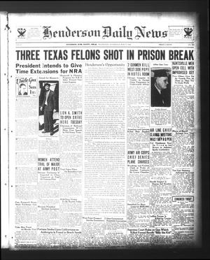 Henderson Daily News (Henderson, Tex.), Vol. 3, No. 298, Ed. 1 Wednesday, March 7, 1934
