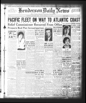 Henderson Daily News (Henderson, Tex.), Vol. 4, No. 18, Ed. 1 Monday, April 9, 1934