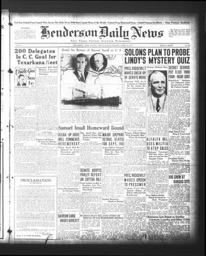Henderson Daily News (Henderson, Tex.), Vol. 4, No. 23, Ed. 1 Sunday, April 15, 1934