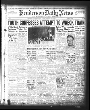 Henderson Daily News (Henderson, Tex.), Vol. 4, No. 28, Ed. 1 Friday, April 20, 1934