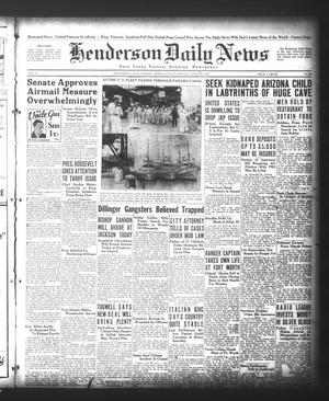 Henderson Daily News (Henderson, Tex.), Vol. 4, No. 35, Ed. 1 Sunday, April 29, 1934