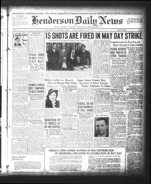 Henderson Daily News (Henderson, Tex.), Vol. 4, No. 37, Ed. 1 Tuesday, May 1, 1934