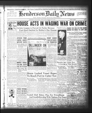 Henderson Daily News (Henderson, Tex.), Vol. 4, No. 41, Ed. 1 Sunday, May 6, 1934
