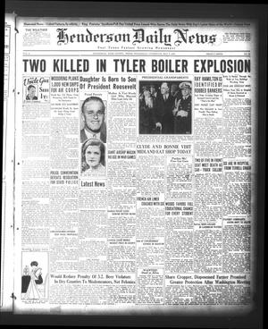 Henderson Daily News (Henderson, Tex.), Vol. 4, No. 44, Ed. 1 Wednesday, May 9, 1934