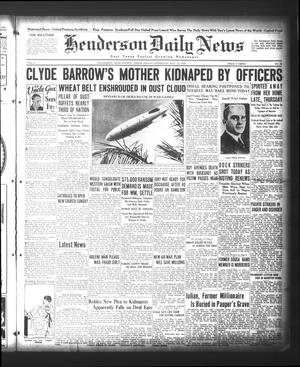 Henderson Daily News (Henderson, Tex.), Vol. 4, No. 46, Ed. 1 Friday, May 11, 1934