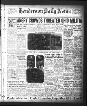 Henderson Daily News (Henderson, Tex.), Vol. 4, No. 59, Ed. 1 Sunday, May 27, 1934