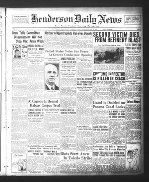 Henderson Daily News (Henderson, Tex.), Vol. 4, No. 61, Ed. 1 Tuesday, May 29, 1934