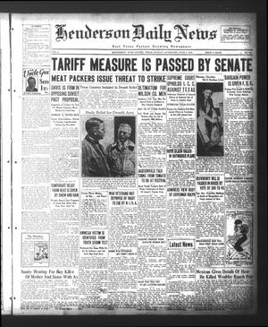 Henderson Daily News (Henderson, Tex.), Vol. 4, No. 66, Ed. 1 Monday, June 4, 1934