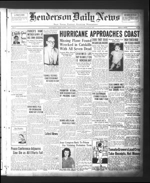 Henderson Daily News (Henderson, Tex.), Vol. 4, No. 72, Ed. 1 Monday, June 11, 1934