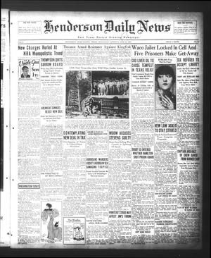 Henderson Daily News (Henderson, Tex.), Vol. 4, No. 74, Ed. 1 Wednesday, June 13, 1934
