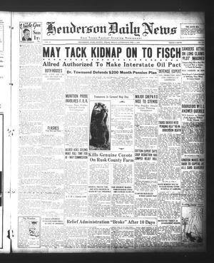 Henderson Daily News (Henderson, Tex.), Vol. 4, No. 274, Ed. 1 Friday, February 1, 1935
