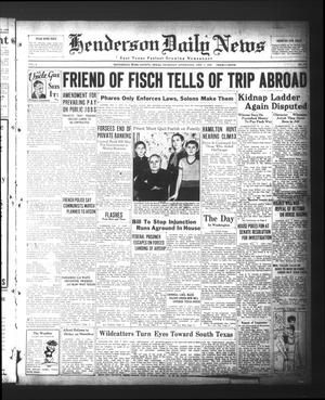 Henderson Daily News (Henderson, Tex.), Vol. 4, No. 279, Ed. 1 Thursday, February 7, 1935