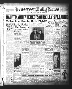 Henderson Daily News (Henderson, Tex.), Vol. 4, No. 281, Ed. 1 Sunday, February 10, 1935