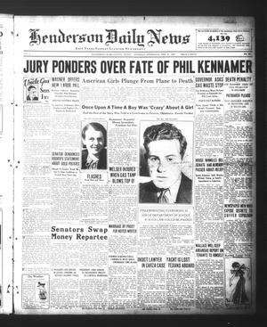 Henderson Daily News (Henderson, Tex.), Vol. 4, No. 291, Ed. 1 Thursday, February 21, 1935