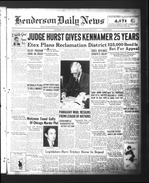 Henderson Daily News (Henderson, Tex.), Vol. 4, No. 293, Ed. 1 Sunday, February 24, 1935