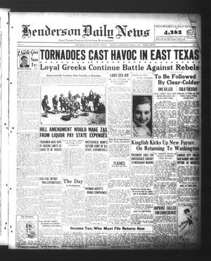 Henderson Daily News (Henderson, Tex.), Vol. 4, No. 300, Ed. 1 Monday, March 4, 1935