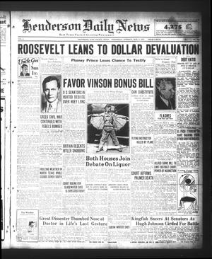 Henderson Daily News (Henderson, Tex.), Vol. 4, No. 302, Ed. 1 Wednesday, March 6, 1935