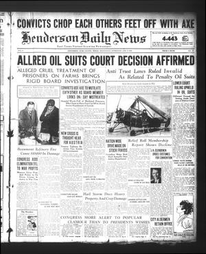 Henderson Daily News (Henderson, Tex.), Vol. 5, No. 13, Ed. 1 Wednesday, April 3, 1935