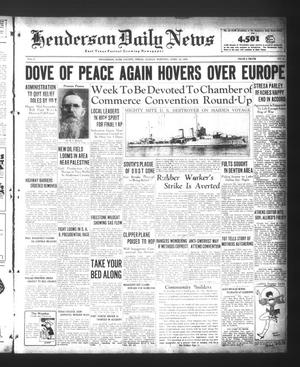 Henderson Daily News (Henderson, Tex.), Vol. 5, No. 22, Ed. 1 Sunday, April 14, 1935