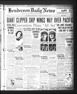 Henderson Daily News (Henderson, Tex.), Vol. 5, No. 25, Ed. 1 Wednesday, April 17, 1935