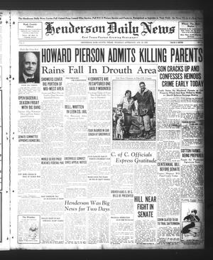 Primary view of object titled 'Henderson Daily News (Henderson, Tex.), Vol. 5, No. 32, Ed. 1 Thursday, April 25, 1935'.