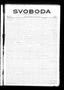 Newspaper: Svoboda (La Grange, Tex.), Vol. 31, No. 6, Ed. 1 Thursday, February 1…
