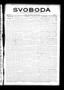 Newspaper: Svoboda (La Grange, Tex.), Vol. 31, No. 9, Ed. 1 Thursday, March 2, 1…