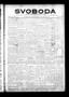 Newspaper: Svoboda (La Grange, Tex.), Vol. 32, No. 28, Ed. 1 Thursday, July 12, …