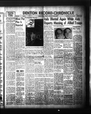Denton Record-Chronicle (Denton, Tex.), Vol. 42, No. 264, Ed. 1 Friday, June 18, 1943