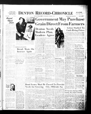 Denton Record-Chronicle (Denton, Tex.), Vol. 45, No. 43, Ed. 1 Friday, October 3, 1947