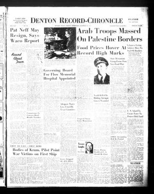 Denton Record-Chronicle (Denton, Tex.), Vol. 45, No. 49, Ed. 1 Friday, October 10, 1947