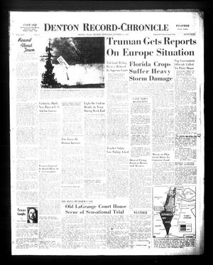 Denton Record-Chronicle (Denton, Tex.), Vol. 45, No. 51, Ed. 1 Monday, October 13, 1947