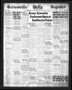 Gainesville Daily Register and Messenger (Gainesville, Tex.), Vol. 38, No. 215, Ed. 1 Monday, April 10, 1922