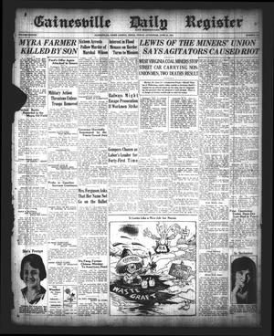 Gainesville Daily Register and Messenger (Gainesville, Tex.), Vol. 38, No. 180, Ed. 1 Friday, June 23, 1922