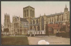 Primary view of object titled '[Postcard of York Minster]'.