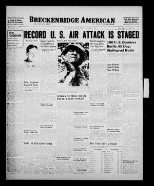 Breckenridge American (Breckenridge, Tex.), Vol. 22, No. 143, Ed. 1 Friday, October 9, 1942