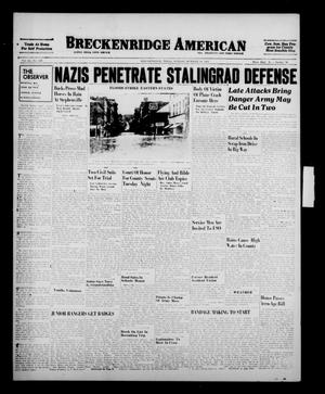 Breckenridge American (Breckenridge, Tex.), Vol. 22, No. 149, Ed. 1 Sunday, October 18, 1942