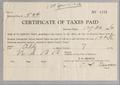 Primary view of [Receipt for Taxes Paid, January 1920]