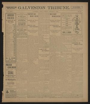 Primary view of object titled 'Galveston Tribune. (Galveston, Tex.), Vol. 26, No. 39, Ed. 1 Tuesday, January 9, 1906'.