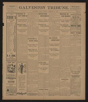 Primary view of object titled 'Galveston Tribune. (Galveston, Tex.), Vol. 26, No. 75, Ed. 1 Tuesday, February 20, 1906'.
