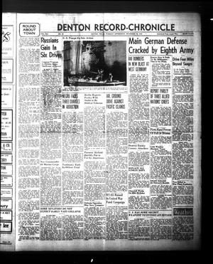Denton Record-Chronicle (Denton, Tex.), Vol. 41, No. 92, Ed. 1 Tuesday, November 30, 1943