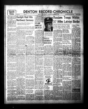 Denton Record-Chronicle (Denton, Tex.), Vol. 41, No. 109, Ed. 1 Monday, December 20, 1943