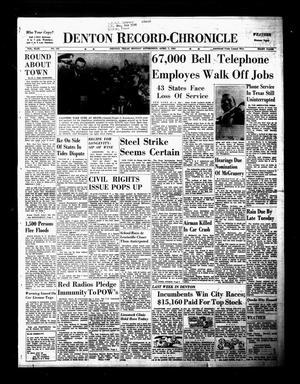 Denton Record-Chronicle (Denton, Tex.), Vol. 49, No. 195, Ed. 1 Monday, April 7, 1952