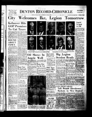 Denton Record-Chronicle (Denton, Tex.), Vol. 49, No. 259, Ed. 1 Friday, June 20, 1952