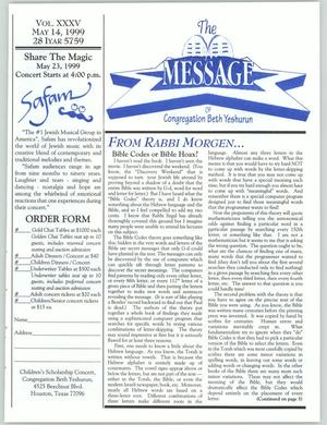 The Message, Volume 35, May 14, 1999