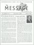 Primary view of The Message, Volume 36, Number 5, December 2000