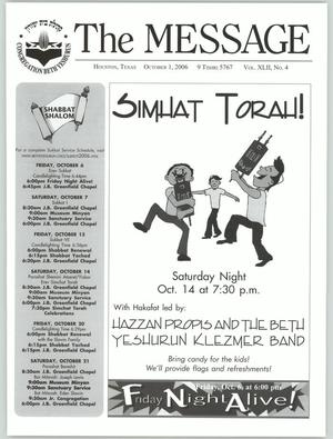 The Message, Volume 42, Number 4, October 2006