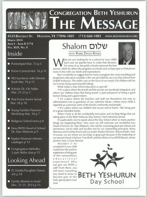 The Message, Volume 49, Number 8, March 2014